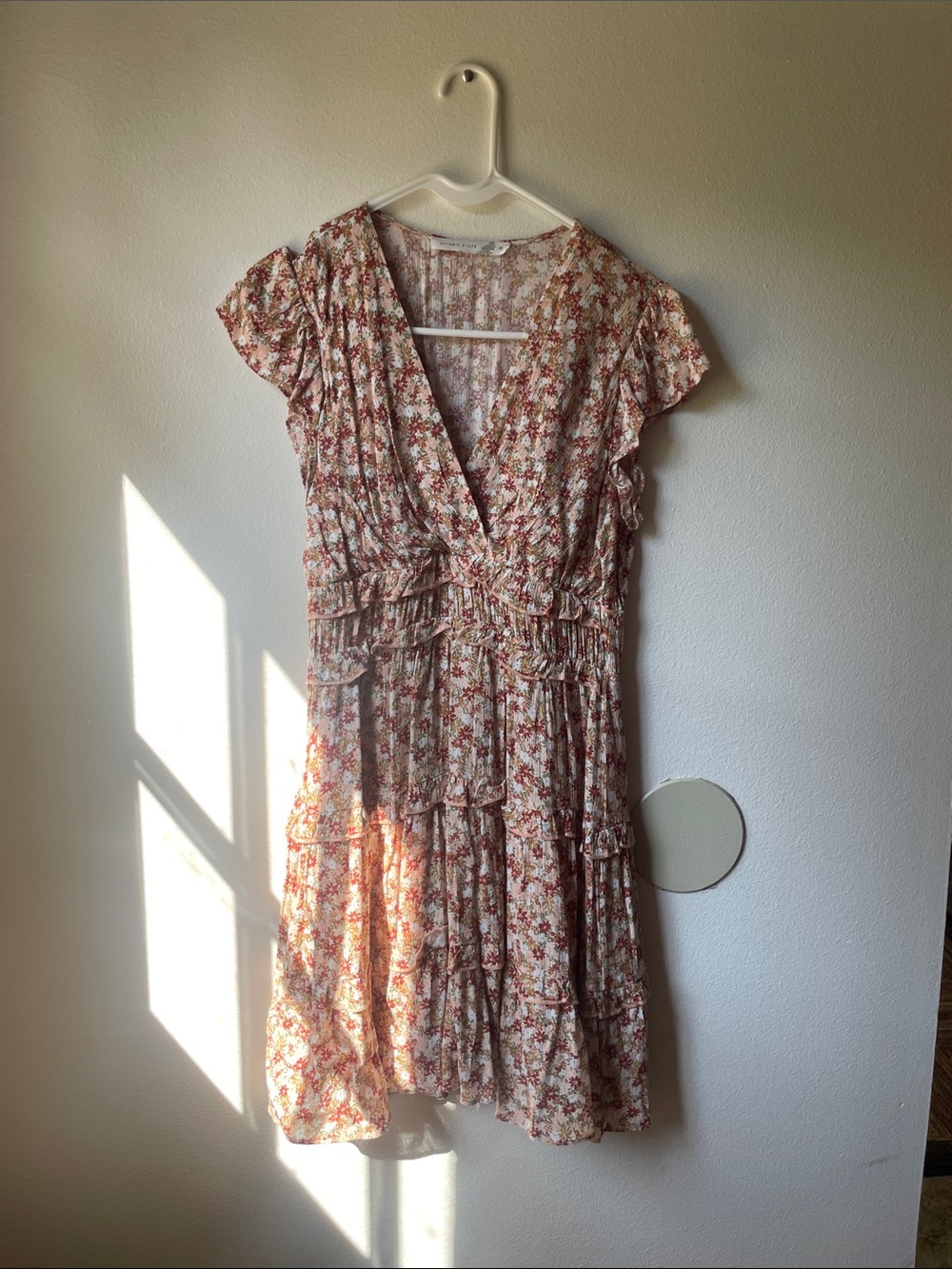 Altar'd State Floral Tiered Dress